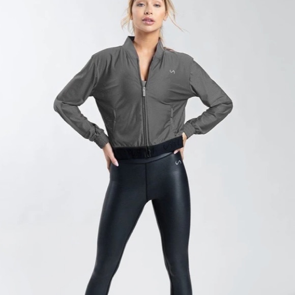 NWOT mesh bomber jacket - Picture 3 of 13